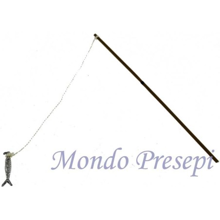 Fishing rod with fish