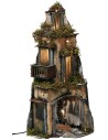 Borgo de esquina en estilo napolitano completo de luces cm
