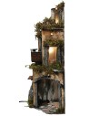 Corner village in Neapolitan style complete with lights