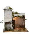 Illuminated Arabian house with stable 28.5x21xh28.5 cm