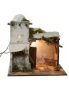 Illuminated Arabian house with stable 28.5x21xh28.5 cm