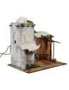 Illuminated Arabian house with stable 28.5x21xh28.5 cm