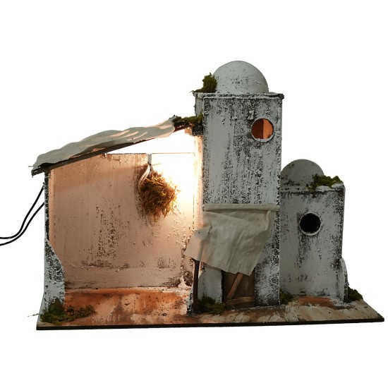 Abitazione araba illuminata 38x20xh28 cm araba, abitazione