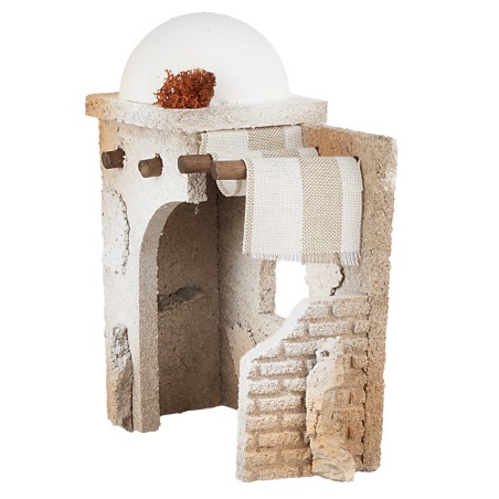 Casa araba con tenda cm 17,5x8x20 statue, altezza, sughero