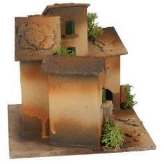 Borgo con passaggio centrale cm 15x15x14 h 2