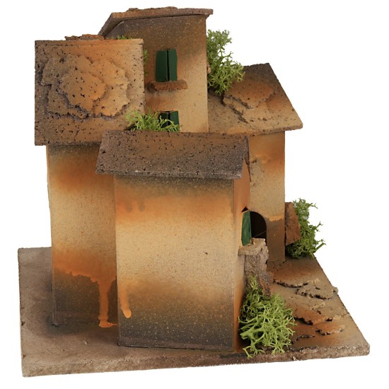 Borgo con passaggio centrale cm 15x15x14 h