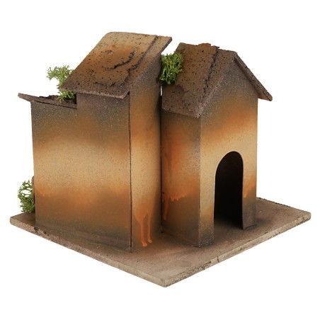 Borgo con passaggio centrale cm 15x15x14 h