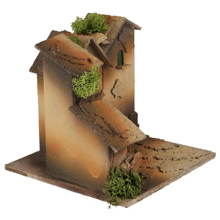 Borgo ad angolo con passaggio cm 15x15x14 h sono, angolo