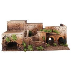 Escenario de varios niveles con escala de 50x30x21 cm de altura