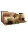 Escenario de varios niveles con escala de 50x30x21 cm de altura