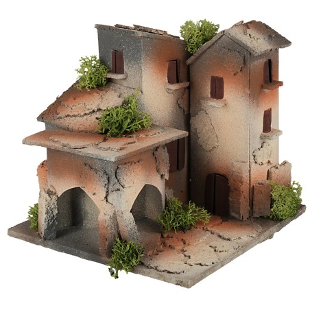 copy of Borgo con passaggio centrale cm 15x15x14 borgo