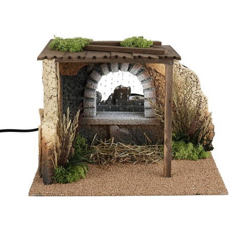 Capanna per presepe cm 30x30x21h 30x30x21h, presepe, capanna