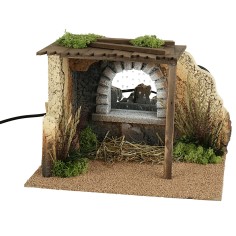 Capanna per presepe cm 30x30x21h capanna, altezza, legno