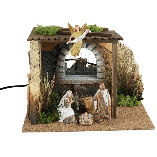 Capanna per presepe cm 30x30x21h 30x30x21h, presepe, capanna