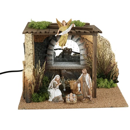 Capanna per presepe cm 30x30x21h 30x30x21h, presepe, capanna