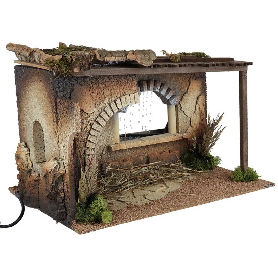 Capanna per presepe cm 40x30x28h capanna, 40x30x28h, presepe