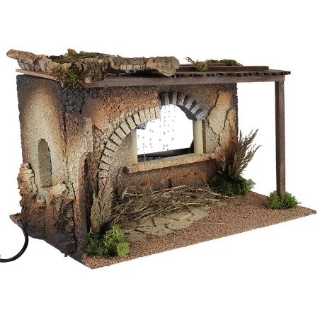 Capanna per presepe cm 40x30x28h capanna, 40x30x28h, presepe