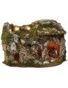 Nativity scene with working fountain and fire, complete size