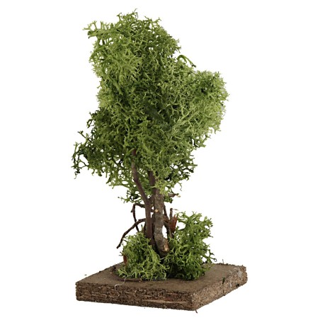 Albero in lichene verde cm 14 h verde, lichene, albero Mondo