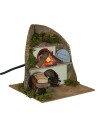 Bakery oven with working flame fire effect measuring 15x15x14.5