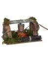 Bivacco con pentolino funzionante a batterie cm 13,5x9x9 h