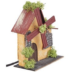 Mulino a vento funzionante cm 13,5x7,5x16 h altezza 2