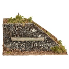 Scalinata piccola per presepe 20,5x12x10 cm statue, altezza 2