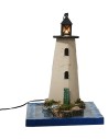 Lighthouse with 3.5v light sea effect cm 13x13x18 h