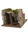 Right curved staircase for nativity scene cm 17.5x24x14 h