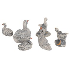 Set 6 oche per statue 10 cm 2