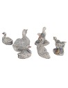 Set 6 oche per statue 10 cm