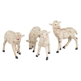 Set of 4 sheep for 15 cm figurines