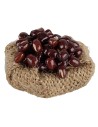 Cesto juta basso con fagioli 4 cm