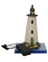 Lighthouse with 3.5v light sea effect cm 13x13x18 h
