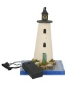 Lighthouse with 3.5v light sea effect cm 13x13x18 h