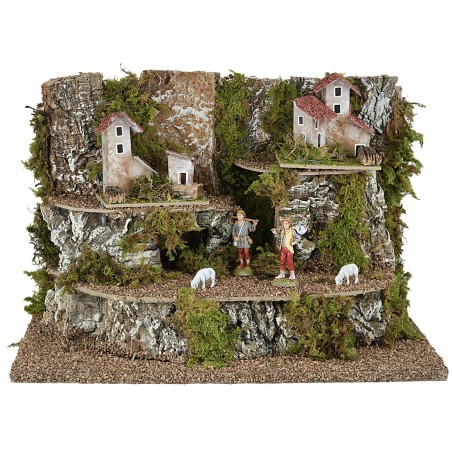 Base su più livelli cm 35x20x23 h altezza, pianale, livelli