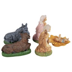 Natività 5 soggetti serie 8 cm statue moranduzzo, statue landi 2