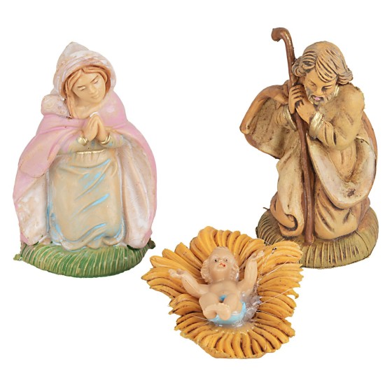 Natività 5 soggetti serie 8 cm statue moranduzzo, statue landi