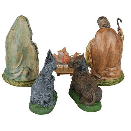 copy of Natività 5 soggetti serie 8 cm statues landi, statues