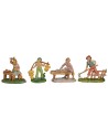 Set 12 pastori in pvc 8 cm
