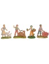 Set 12 pastori in pvc 8 cm