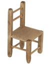 Silla de madera cm 3,3x3,3x8 h