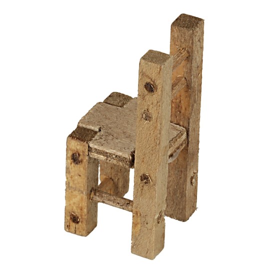 Sedia in legno cm 2,5x2,5x5 h