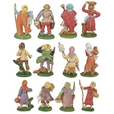 Pastori sfusi serie 8 cm per presepe Mondo Presepi 2