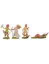 12 Pastori serie 8 cm per presepe Mondo Presepi