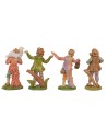12 Pastori serie 8 cm per presepe Mondo Presepi