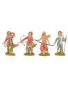 12 Pastori serie 8 cm per presepe Mondo Presepi