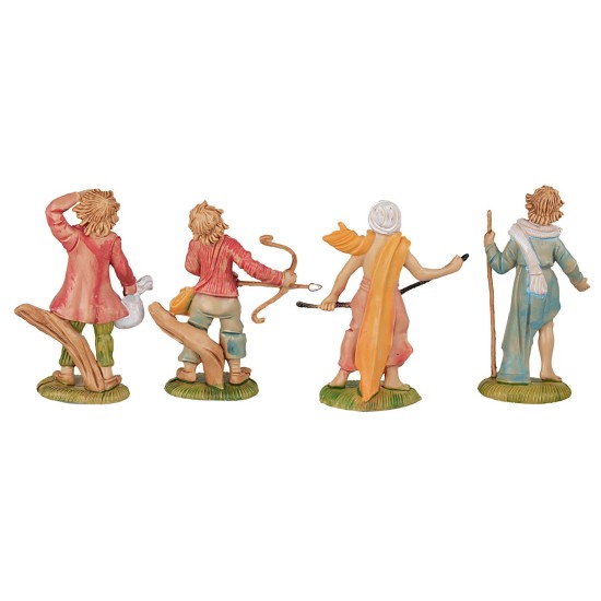 12 Pastori serie 8 cm per presepe Mondo Presepi