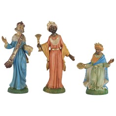 Set tre Re Magi serie 30 cm per presepe Mondo Presepi