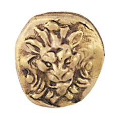 Testa di leone cm 4x3,5 h. 